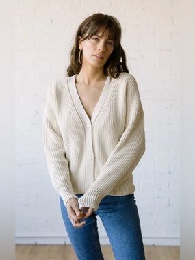 Tradlands Shelter Cardigan Birch 1X